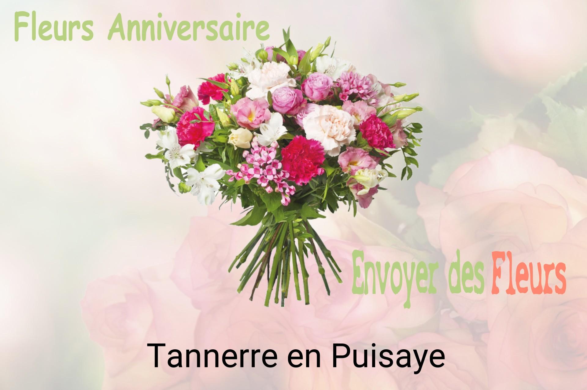 Bouquet de fleurs d’anniversaire livré à Tannerre-en-Puisaye