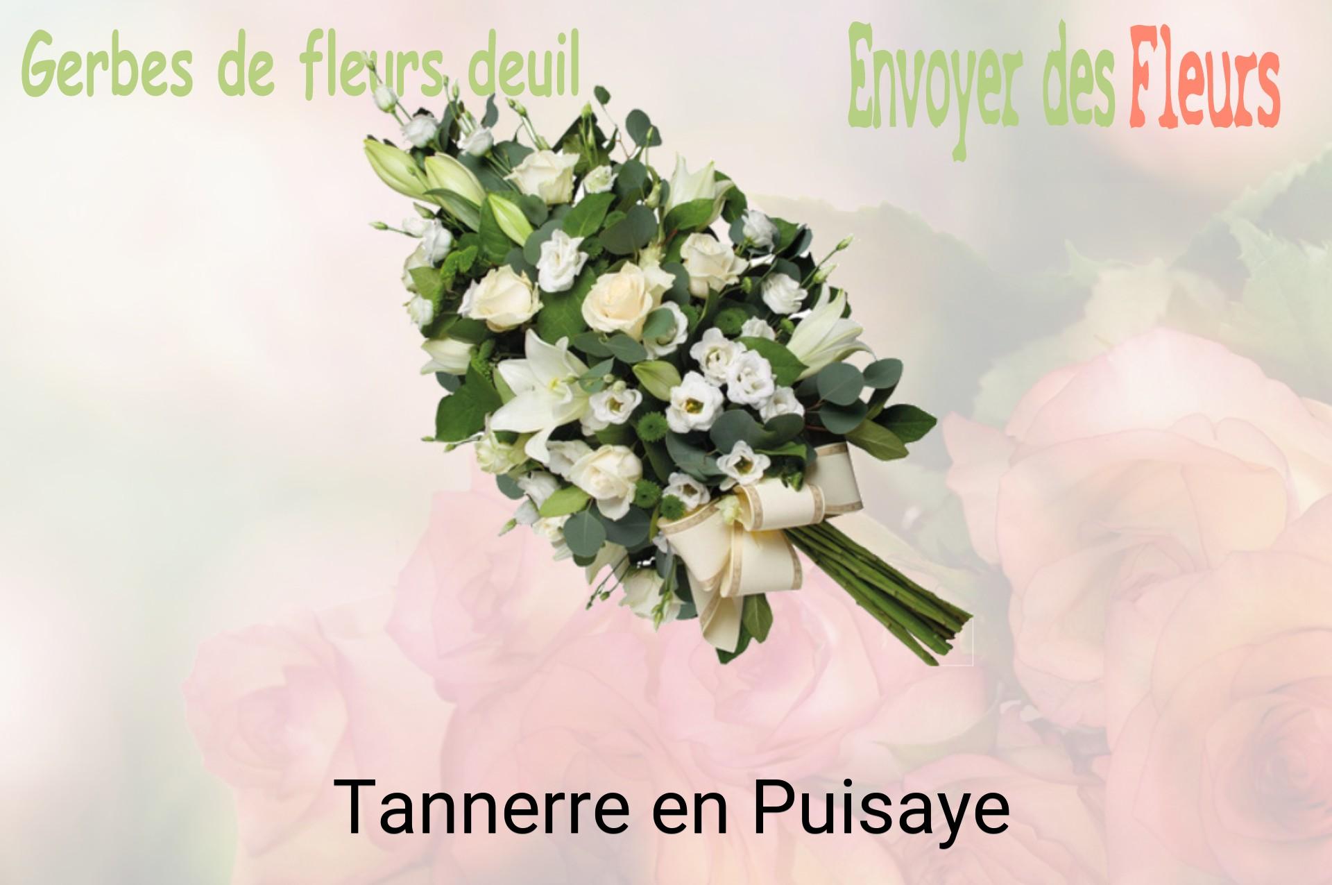 Gerbe de fleurs de deuil livrée à Tannerre-en-Puisaye